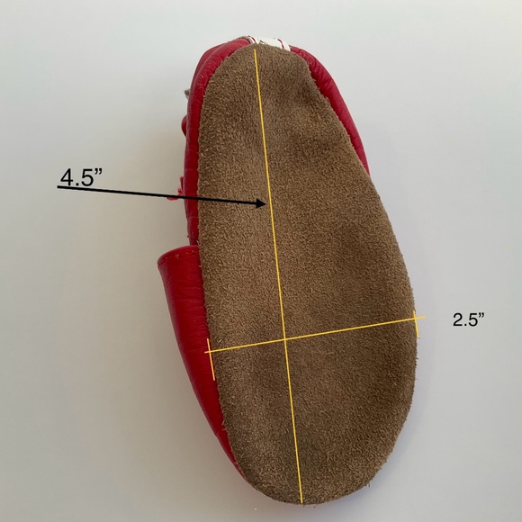 Robeez Canadian Maple Leaf Leather Baby Shoes Size 0-6 Months - Picture 13 of 13